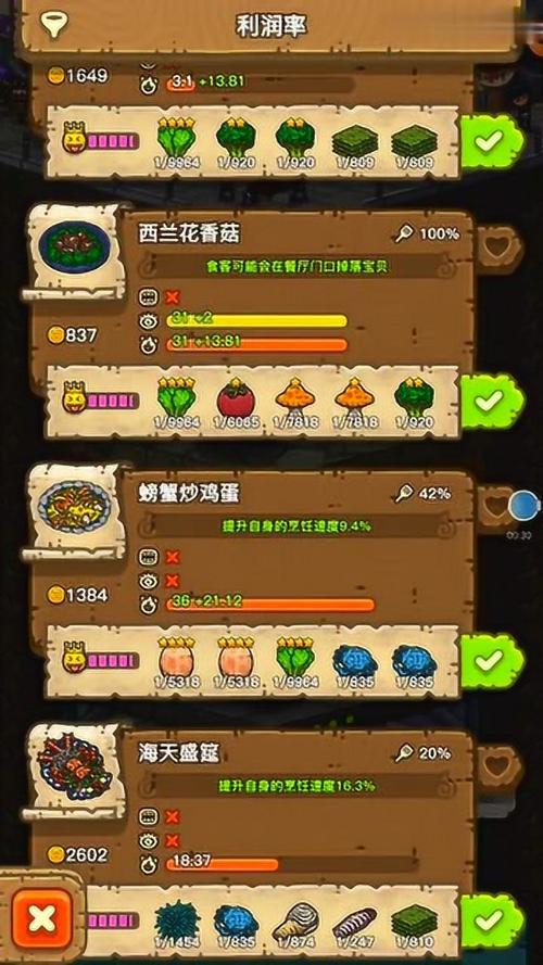 黑暗料理王更赚钱的菜谱分享,花和牛让你金币赚到手软!