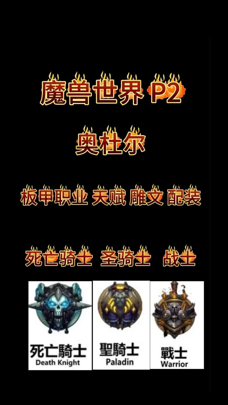 魔兽世界职业技能介绍:板甲职业技能CD时间大盘点