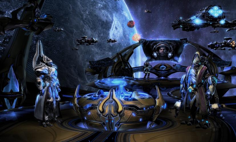 虚空辉光舰:星际争霸2中的强大空中打击单位解析