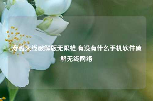 穿越火线破解版无限枪,有没有什么手机软件破解无线     