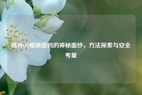 揭开     相册密码的神秘面纱，     探索与安全考量