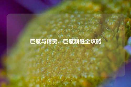 巨魔与精灵，巨魔制胜全攻略