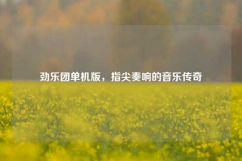 劲乐团单机版，指尖奏响的音乐传奇