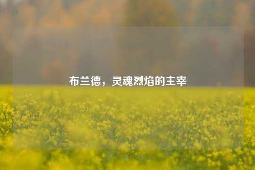布兰德，灵魂烈焰的主宰