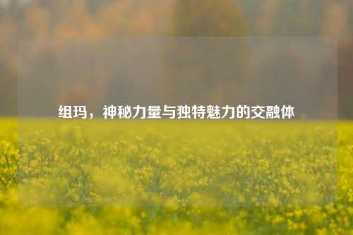 组玛,神秘力量与独特魅力的交融体