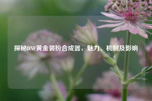 探秘DNF黄金装扮合成器，魅力、机制及影响