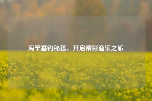 海竿垂钓秘籍,开启精彩渔乐之旅