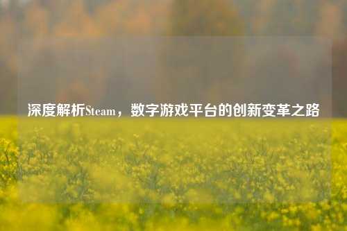 深度解析Steam,数字游戏平台的创新变革之路