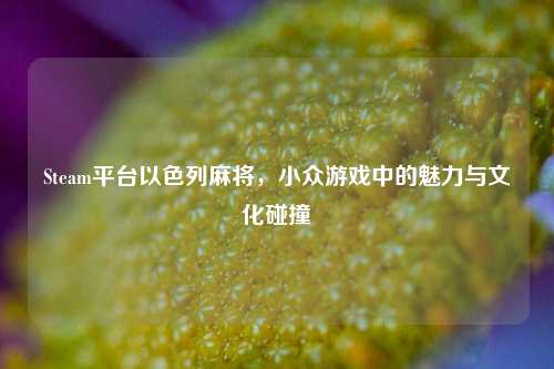 Steam平台以色列麻将，小众游戏中的魅力与文化碰撞